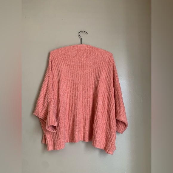 BAREFOOT DREAMS cozy chic ultra lite cardigan coral shrug spring s/m - Picture 5 of 8